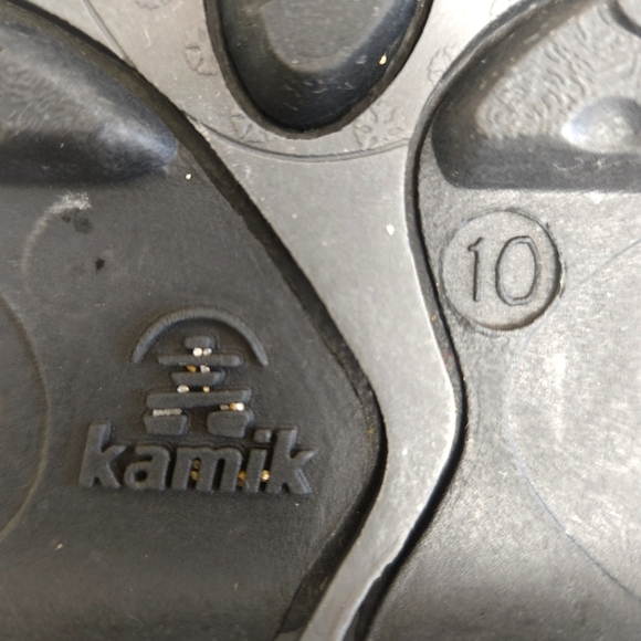 Kamik Women's Snow Boots Black Fur Thinsulate Lined Winter Waterproof Size 10 - Picture 8 of 9